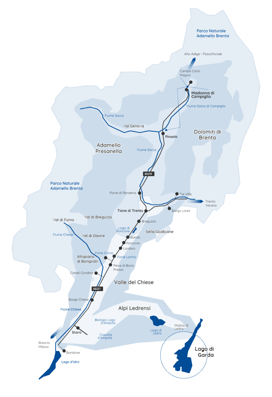 Map of the region